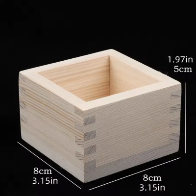 Verre à saké japonais en bois Verre à saké japonais en bois